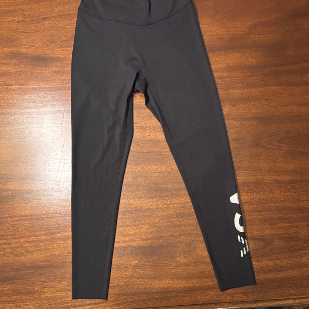 Like new! VSX Black Leggings with White Logo